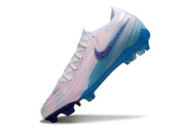 Men's Nike Phantom GX 2 Elite FG Firm Ground Low-Tops Football Boots - White/Pink/Blue