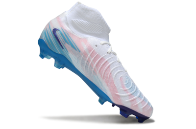 Men's Nike Phantom Luna Elite FG Firm Ground High-Tops Football Boots - Pink/White/Blue