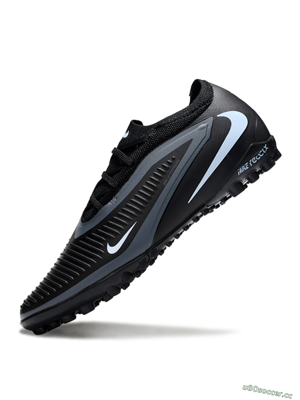 Unisex Nike Phantom 6 Low Elite TF Artificial Turf Low-Tops Football Shoes - Black/Jade 5
