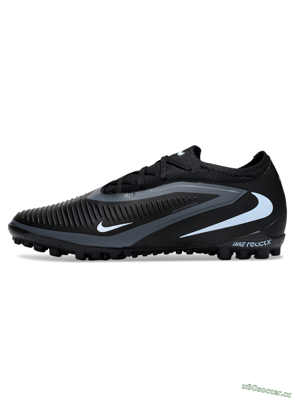 Unisex Nike Phantom 6 Low Elite TF Artificial Turf Low-Tops Football Shoes - Black/Jade 0