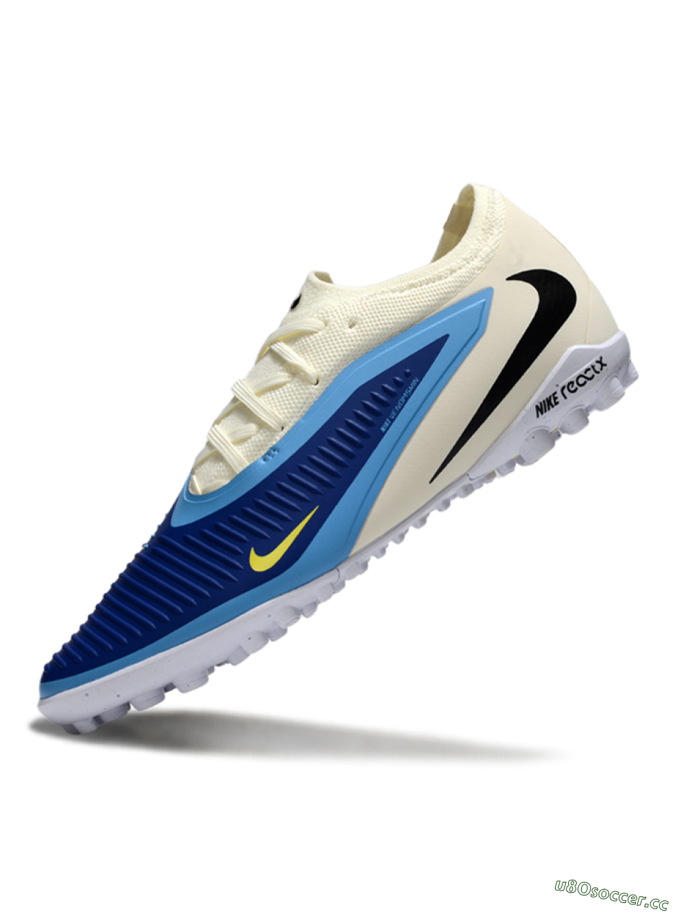 Unisex Nike Phantom 6 Low Elite TF Artificial Turf Low-Tops Football Shoes - Blue/White/Black 5