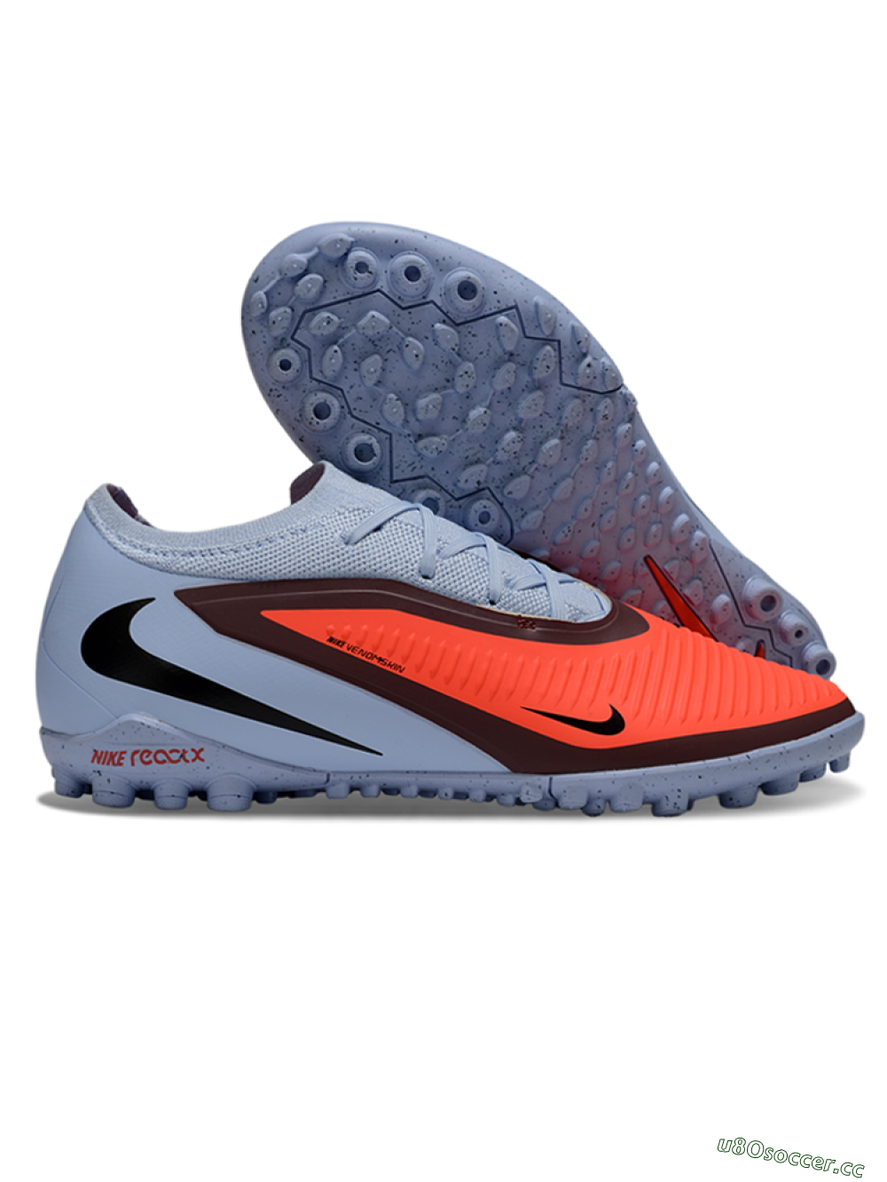 Unisex Nike Phantom 6 Low Elite TF Artificial Turf Low-Tops Football Shoes - Red/Blue/Black 2