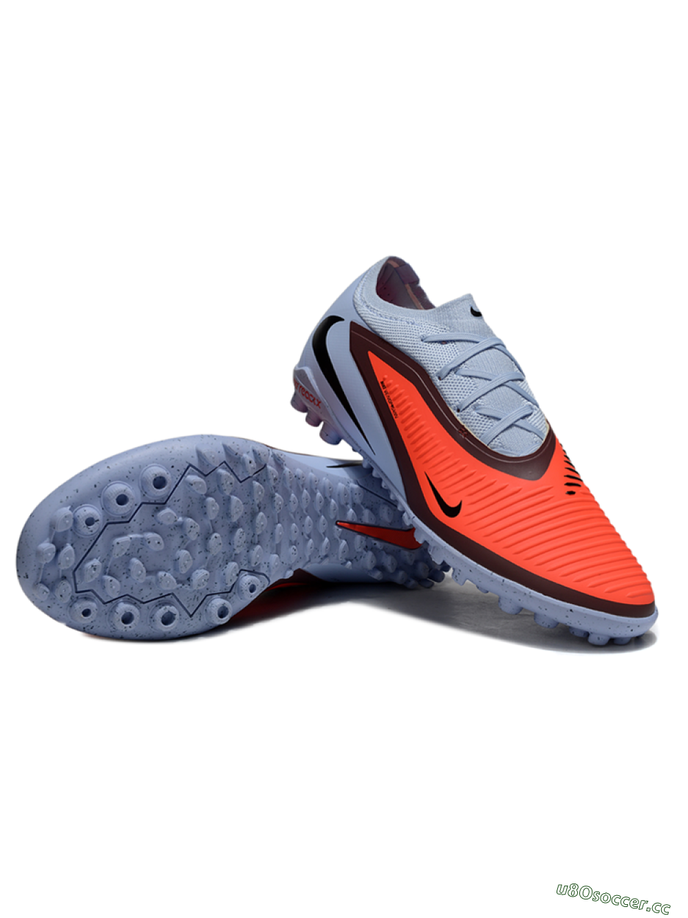 Unisex Nike Phantom 6 Low Elite TF Artificial Turf Low-Tops Football Shoes - Red/Blue/Black 3