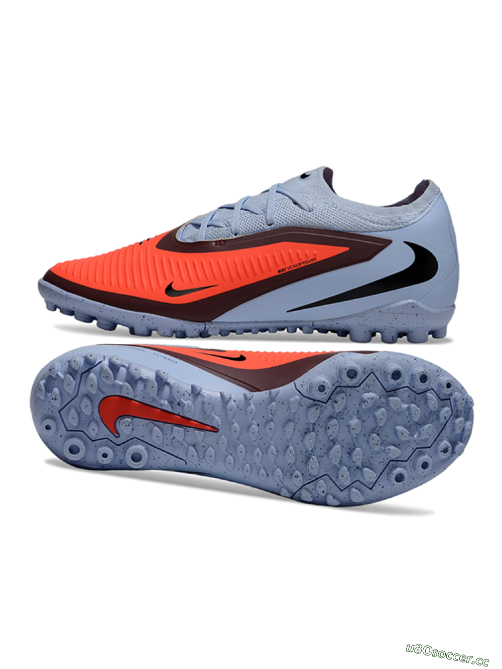 Unisex Nike Phantom 6 Low Elite TF Artificial Turf Low-Tops Football Shoes - Red/Blue/Black 1