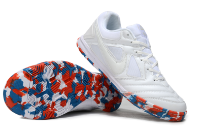 Men's Supreme x Nike SB Gato IC Indoor & Futsal Low-Tops Football Shoes - White/Blue/Red