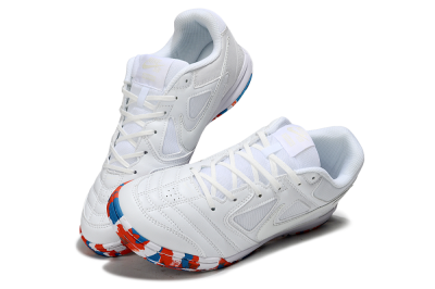 Men's Supreme x Nike SB Gato IC Indoor & Futsal Low-Tops Football Shoes - White/Blue/Red