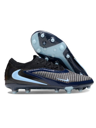 Men's Nike Phantom 6 Low Elite AG Artificial Grass Low-Tops Football Boots - Grey/Black/Jade