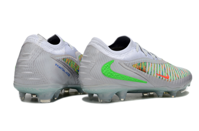 Unisex Nike Phantom 6 Low Elite FG Firm Ground Low-Tops Football Boots - White/Red/Yellow