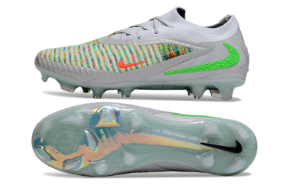 Unisex Nike Phantom 6 Low Elite FG Firm Ground Low-Tops Football Boots - White/Red/Yellow