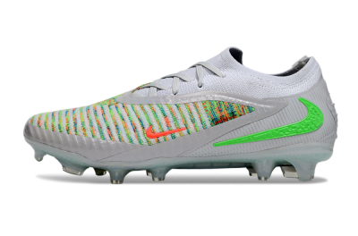 Unisex Nike Phantom 6 Low Elite FG Firm Ground Low-Tops Football Boots - White/Red/Yellow