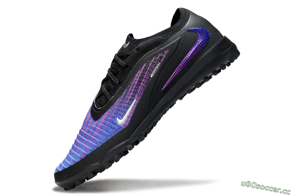 Men's Nike Phantom 6 Low Elite TF Artificial Turf Low-Tops Football Shoes - Blue/Purple/Black 5