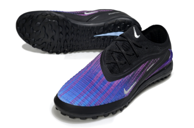 Men's Nike Phantom 6 Low Elite TF Artificial Turf Low-Tops Football Shoes - Blue/Purple/Black