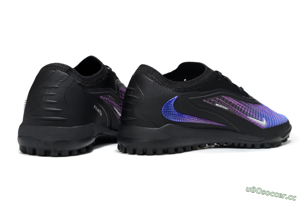 Men's Nike Phantom 6 Low Elite TF Artificial Turf Low-Tops Football Shoes - Blue/Purple/Black 6