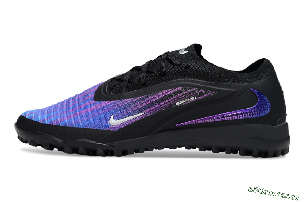Men's Nike Phantom 6 Low Elite TF Artificial Turf Low-Tops Football Shoes - Blue/Purple/Black 0