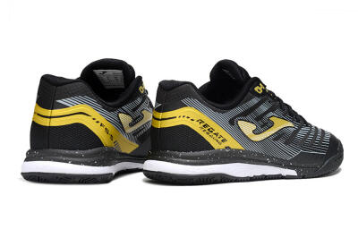 Men's Joma Top Flex IC Indoor & Futsal Low-Tops Football Shoes - Black/Gold/White