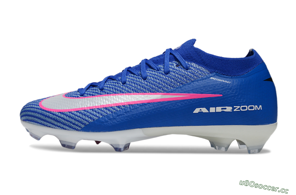 Unisex Nike Air Zoom Mercurial Vapor 16 Elite FG Firm Ground Low-Tops Football Boots - Blue/Pink/Silver 0