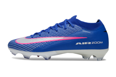 Unisex Nike Air Zoom Mercurial Vapor 16 Elite FG Firm Ground Low-Tops Football Boots - Blue/Pink/Silver