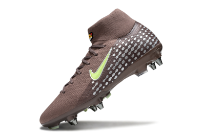 Men's Nike Air Zoom Mercurial Superfly 10 Elite SG Soft Ground High-Tops Football Boots - Brown/Yellow/White