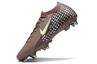Men's Nike Air Zoom Mercurial Vapor 16 Elite SG Soft Ground Low-Tops Football Boots - Brown/Yellow/White