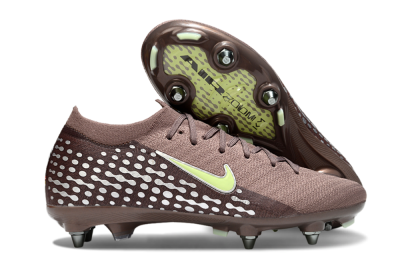 Men's Nike Air Zoom Mercurial Vapor 16 Elite SG Soft Ground Low-Tops Football Boots - Brown/Yellow/White