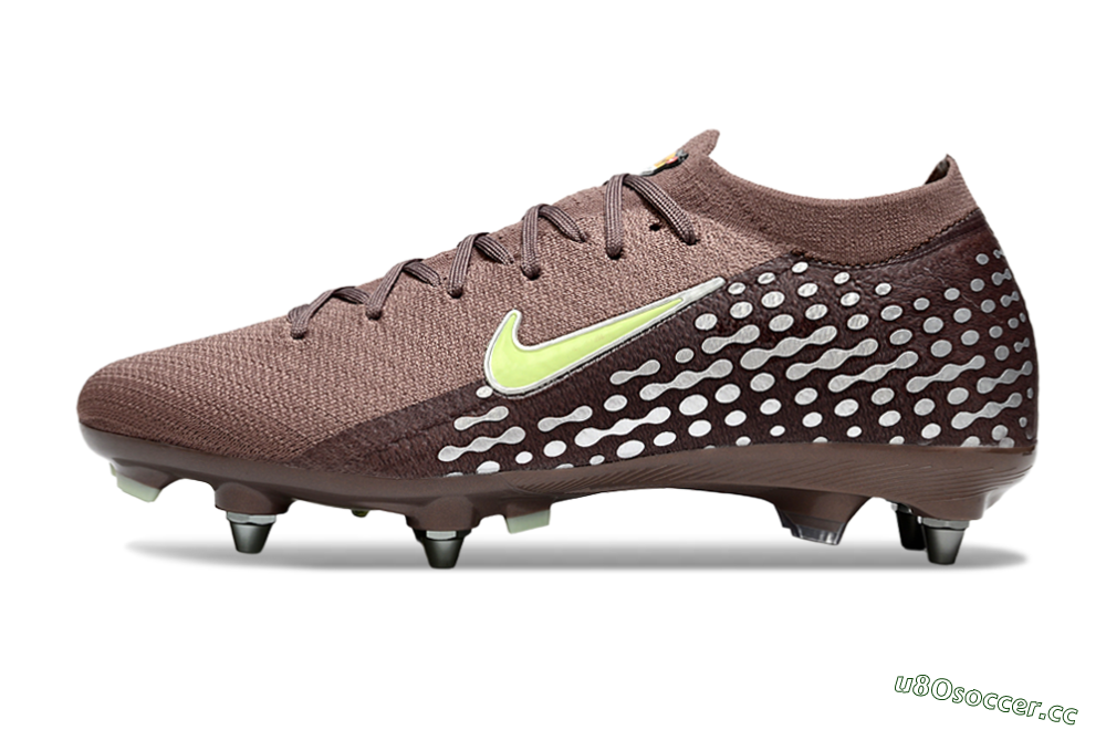 Men's Nike Air Zoom Mercurial Vapor 16 Elite SG Soft Ground Low-Tops Football Boots - Brown/Yellow/White 0