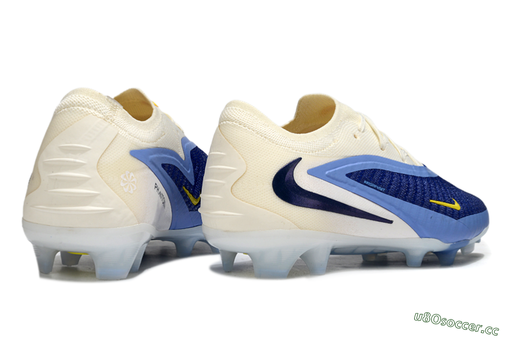 Unisex Nike Phantom 6 Low Elite FG Firm Ground Low-Tops Football Boots - Blue/White/Black 6