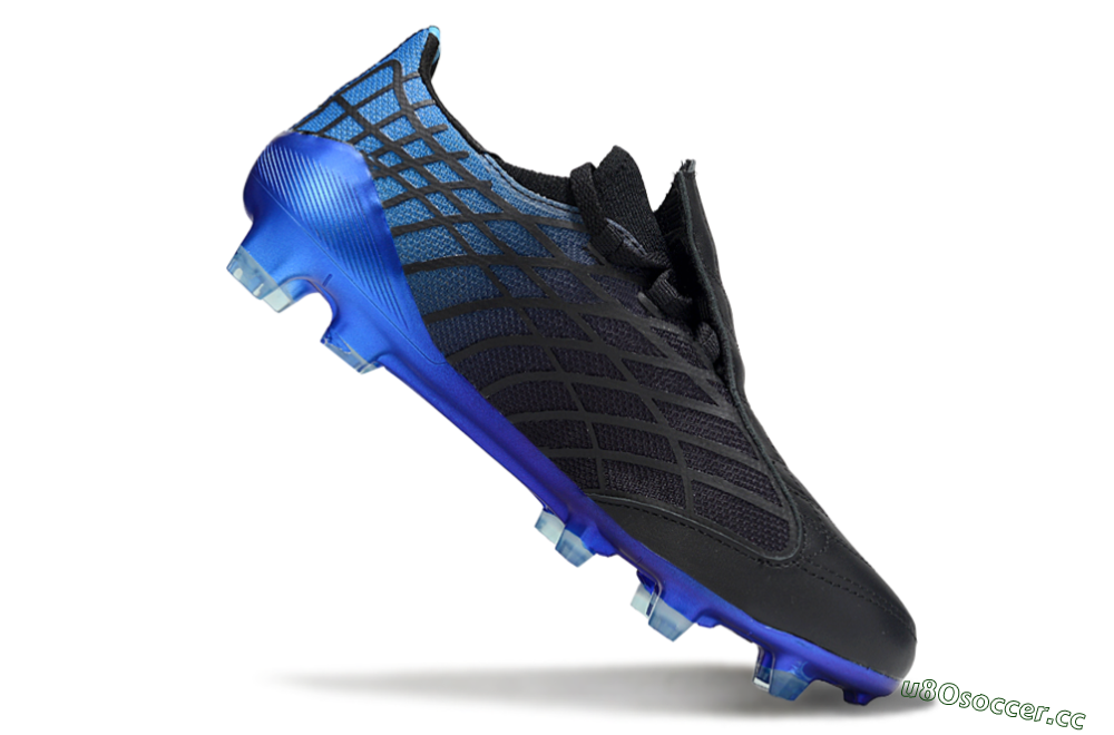 Unisex Adidas F50 Spider Remake FG Firm Ground Low-Tops Football Boots - Black/Blue 4