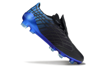 Unisex Adidas F50 Spider Remake FG Firm Ground Low-Tops Football Boots - Black/Blue