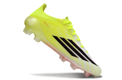 Unisex Adidas F50 Elite FG Firm Ground Low-Tops Football Boots - Yellow/Black/Red