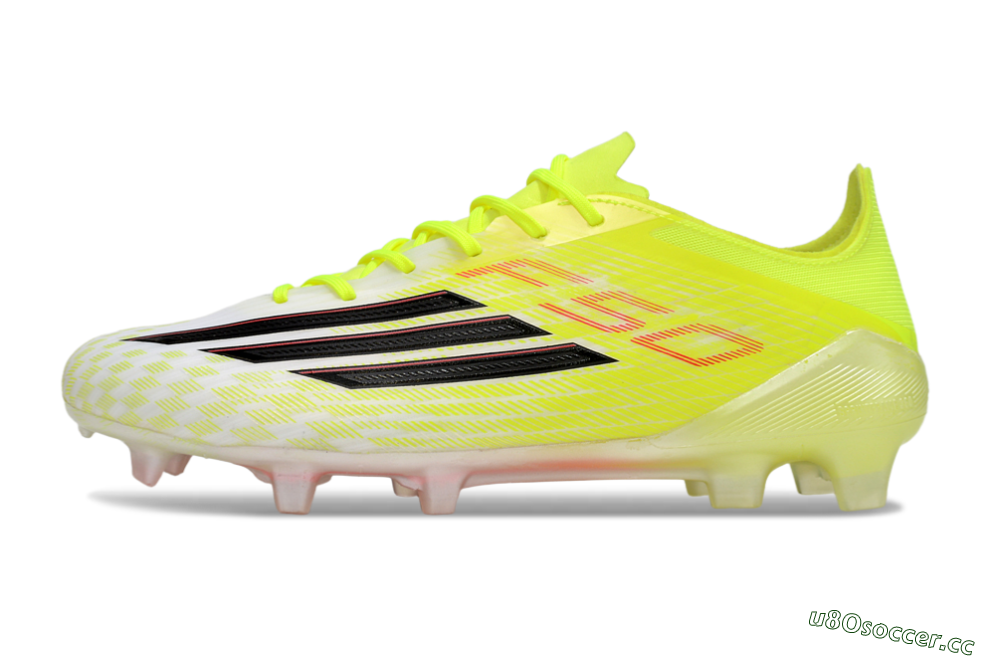 Unisex Adidas F50 Elite FG Firm Ground Low-Tops Football Boots - Yellow/Black/Red 0