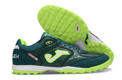 Men's Joma Top Flex TF Artificial Turf Low-Tops Football Shoes - Green/Yellow/White