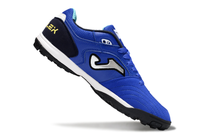 Men's Joma Top Flex TF Artificial Turf Low-Tops Football Shoes - Blue/Black/Silver