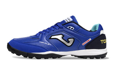 Men's Joma Top Flex TF Artificial Turf Low-Tops Football Shoes - Blue/Black/Silver