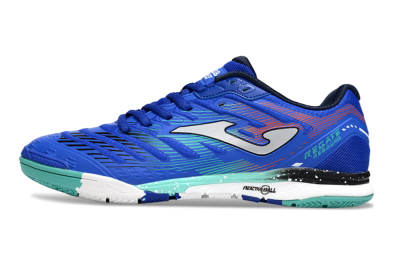 Men's Joma Top Flex IC Indoor & Futsal Low-Tops Football Shoes - Blue/Jade/Red