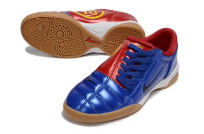 Men's Nike Total 90 III IC Indoor & Futsal Low-Tops Football Shoes - Blue/Black/Red
