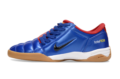 Men's Nike Total 90 III IC Indoor & Futsal Low-Tops Football Shoes - Blue/Black/Red