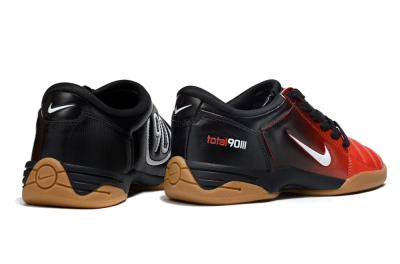 Men's Nike Total 90 III IC Indoor & Futsal Low-Tops Football Shoes - Red/White/Black