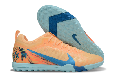 Unisex Nike Air Zoom Mercurial Vapor 16 Pro TF Artificial Turf Low-Tops Football Shoes - Orange/Blue/Jade