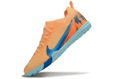Unisex Nike Air Zoom Mercurial Vapor 16 Pro TF Artificial Turf Low-Tops Football Shoes - Orange/Blue/Jade