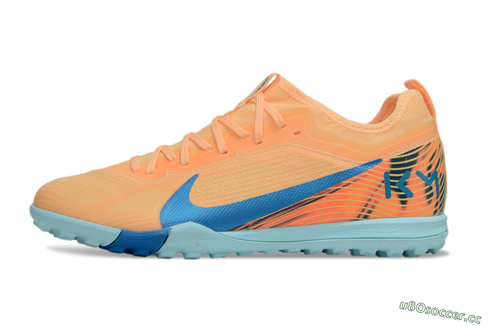 Unisex Nike Air Zoom Mercurial Vapor 16 Pro TF Artificial Turf Low-Tops Football Shoes - Orange/Blue/Jade 0