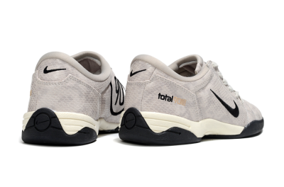 Men's Nike Total 90 III IC Indoor & Futsal Low-Tops Football Shoes - Grey/Black/White
