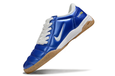 Men's Nike Total 90 III IC Indoor & Futsal Low-Tops Football Shoes - Blue/White/Brown