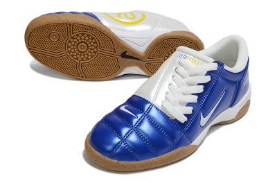 Men's Nike Total 90 III IC Indoor & Futsal Low-Tops Football Shoes - Blue/White/Brown