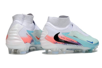 Unisex Nike Phantom 6 High Elite FG Firm Ground High-Tops Football Boots - Jade/White/Red