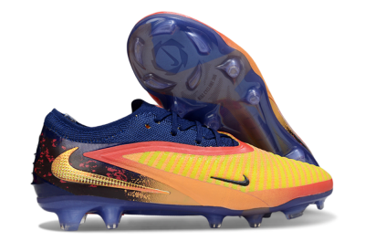 Men's Nike Phantom 6 Elite Low FG Firm Ground Low-Tops Football Boots - Yellow/Red/Blue/Gold