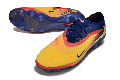 Men's Nike Phantom 6 Elite Low FG Firm Ground Low-Tops Football Boots - Yellow/Red/Blue/Gold