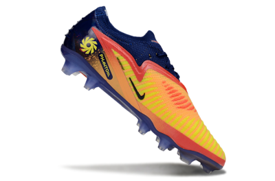 Men's Nike Phantom 6 Elite Low FG Firm Ground Low-Tops Football Boots - Yellow/Red/Blue/Gold