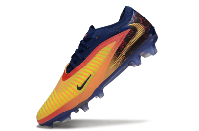 Men's Nike Phantom 6 Elite Low FG Firm Ground Low-Tops Football Boots - Yellow/Red/Blue/Gold