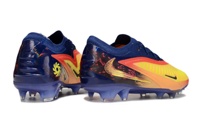 Men's Nike Phantom 6 Elite Low FG Firm Ground Low-Tops Football Boots - Yellow/Red/Blue/Gold