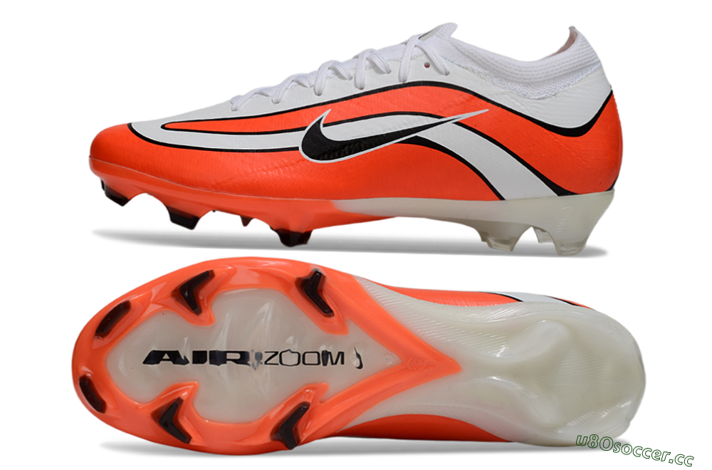 Men's Nike Air Zoom Mercurial Vapor 15 Elite R9 1998 FG Firm Ground Low-Tops Football Boots - White/Red/Black 1